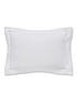  image of bianca-fine-linens-biancanbspegyptian-cotton-single-oxford-pillowcase-ndash-white