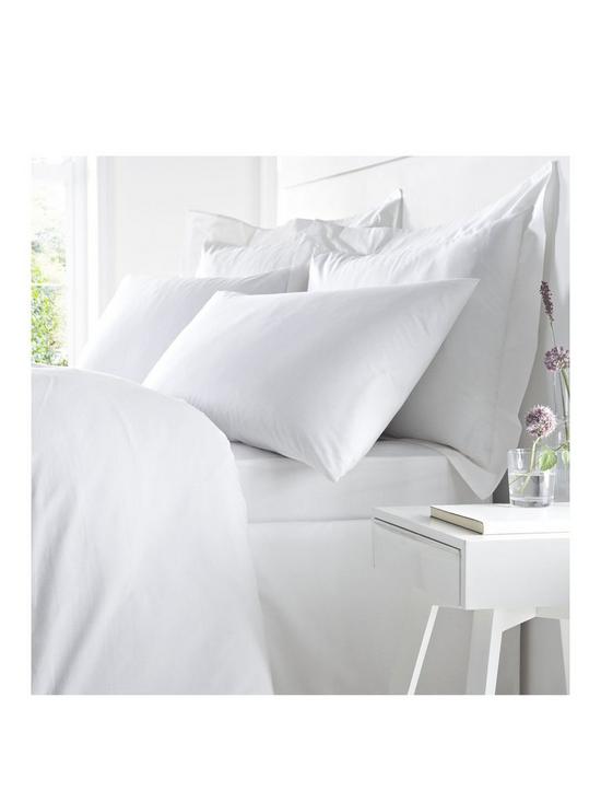 stillFront image of bianca-fine-linens-biancanbspegyptian-cotton-single-oxford-pillowcase-ndash-white