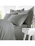  image of bianca-fine-linens-bianca-100-egyptian-cotton-king-size-fitted-sheet-ndash-charcoal