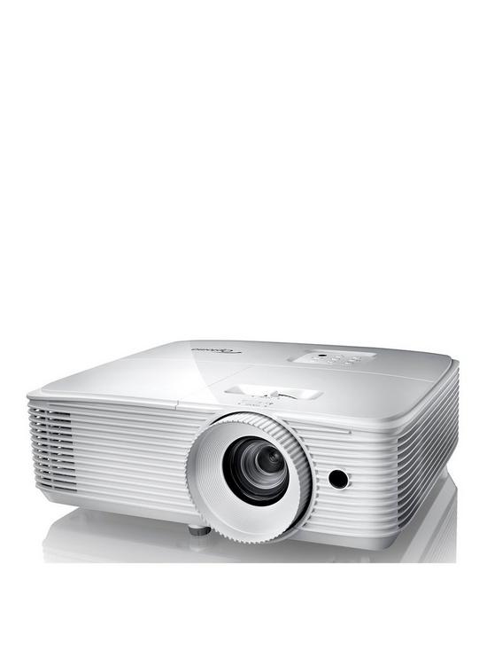 front image of optoma-hd29he-4k-uhd-and-hdr-compatible-gaming-and-home-entertainment-projector