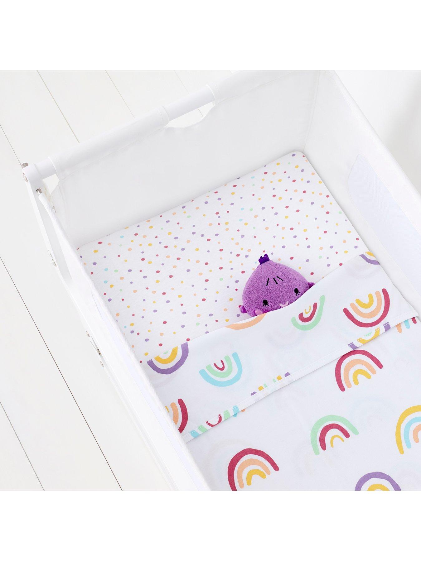 snuz bedside crib fitted sheets