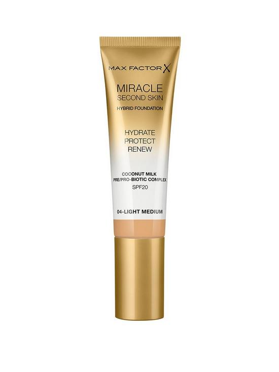 front image of max-factor-miracle-touch-second-skin-foundation