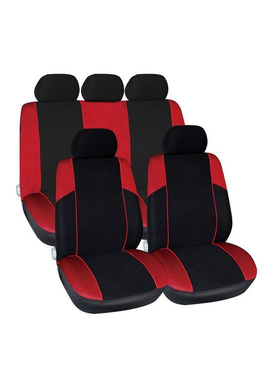 front image of streetwize-accessories-arizona-complete-car-seat-cover-set