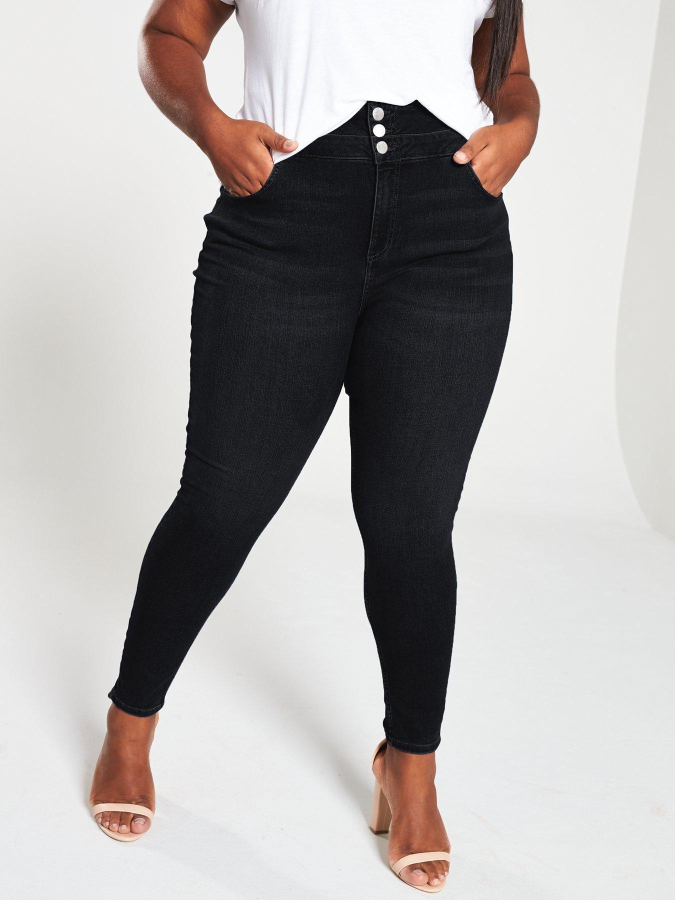 big w ladies black jeans