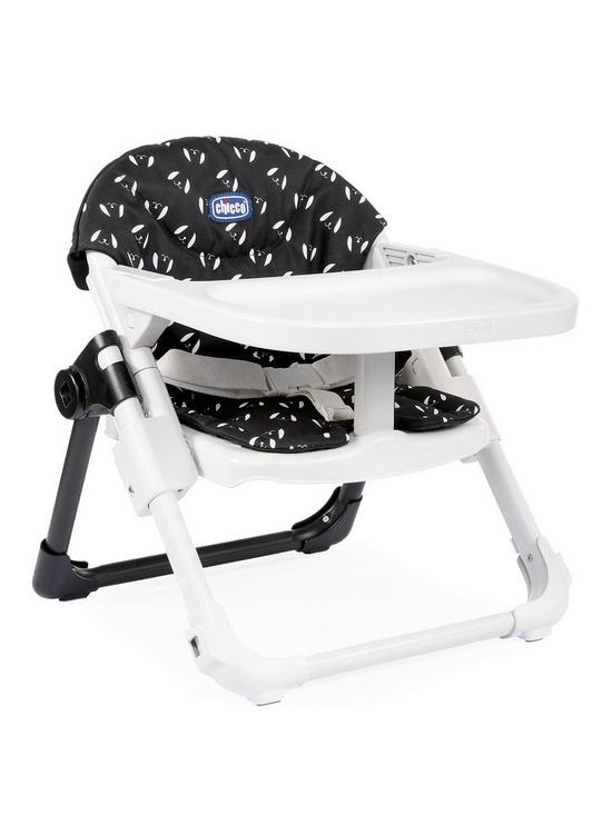front image of chicco-chairy-booster-seat-sweetdog