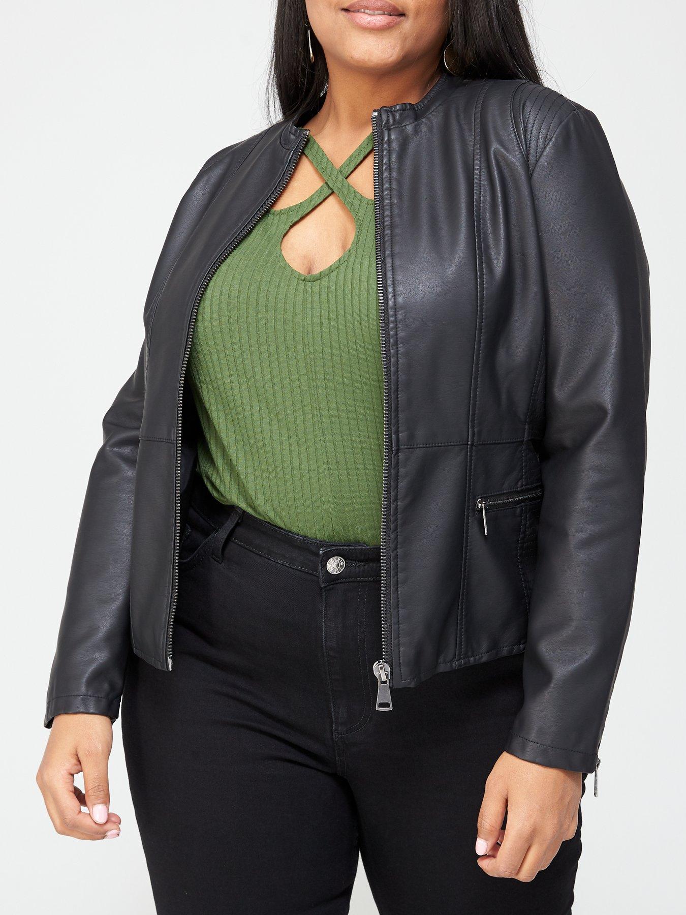 littlewoods leather jacket