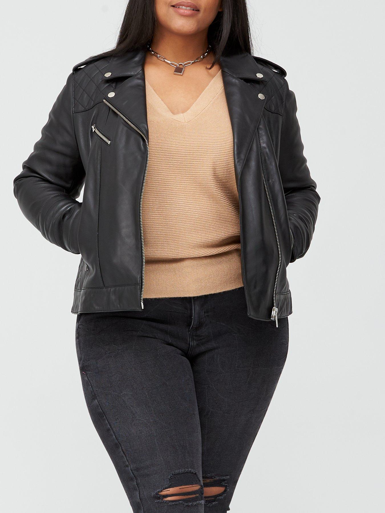 Leather Leather Jackets | Plus Size | Women | www.littlewoods.com