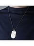  image of personalised-stainless-steel-no1-dad-dog-tag-pendant-and-chain