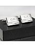  image of personalised-mother-of-pearl-cufflinks-3-character-maximum