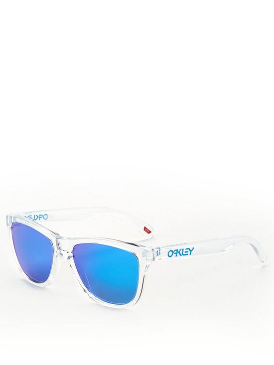 front image of oakley-0oo--nbsp9013-frogskinstrade-sunglasses