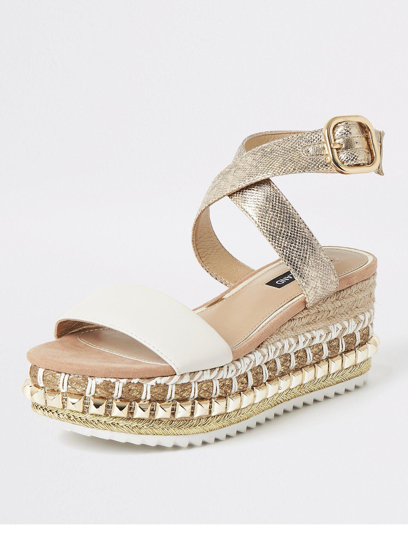 river island platform sandals