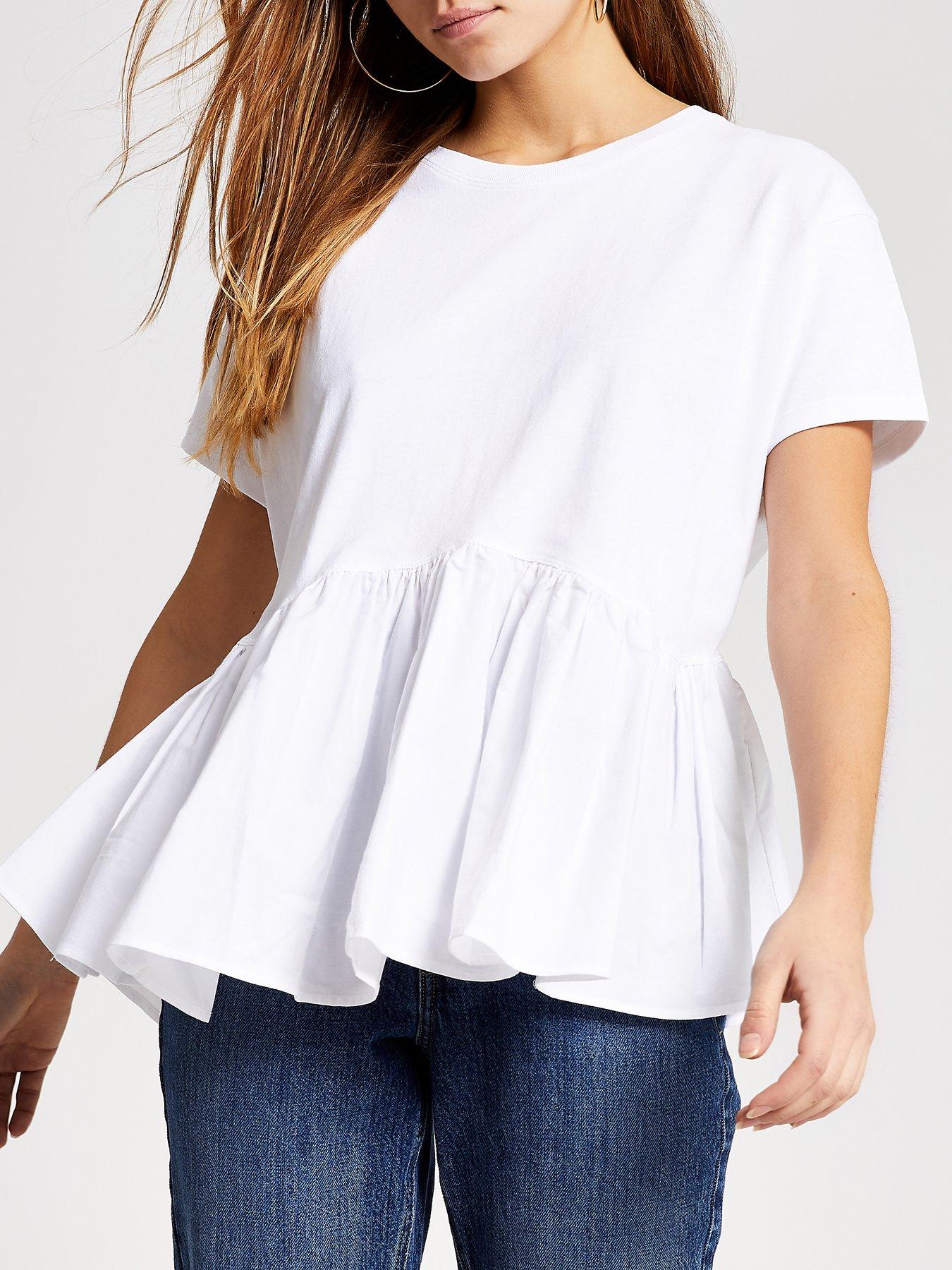 jersey peplum top