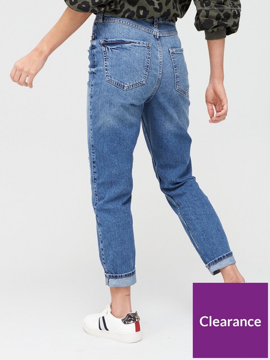 stillFront image of river-island-mom-jeans-mid-authentic