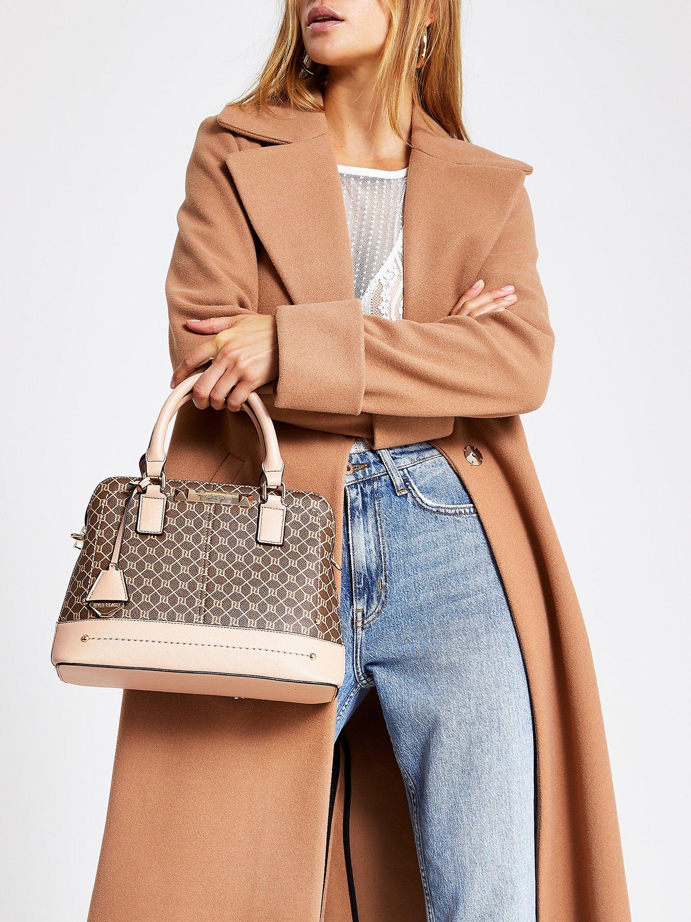 river island tan bag