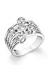  image of love-diamond-9k-white-gold-100ct-bubble-diamond-ring