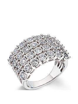 Love DIAMOND Love Diamond 9K White Gold 2Ct Illusion Set Diamond Ring Picture