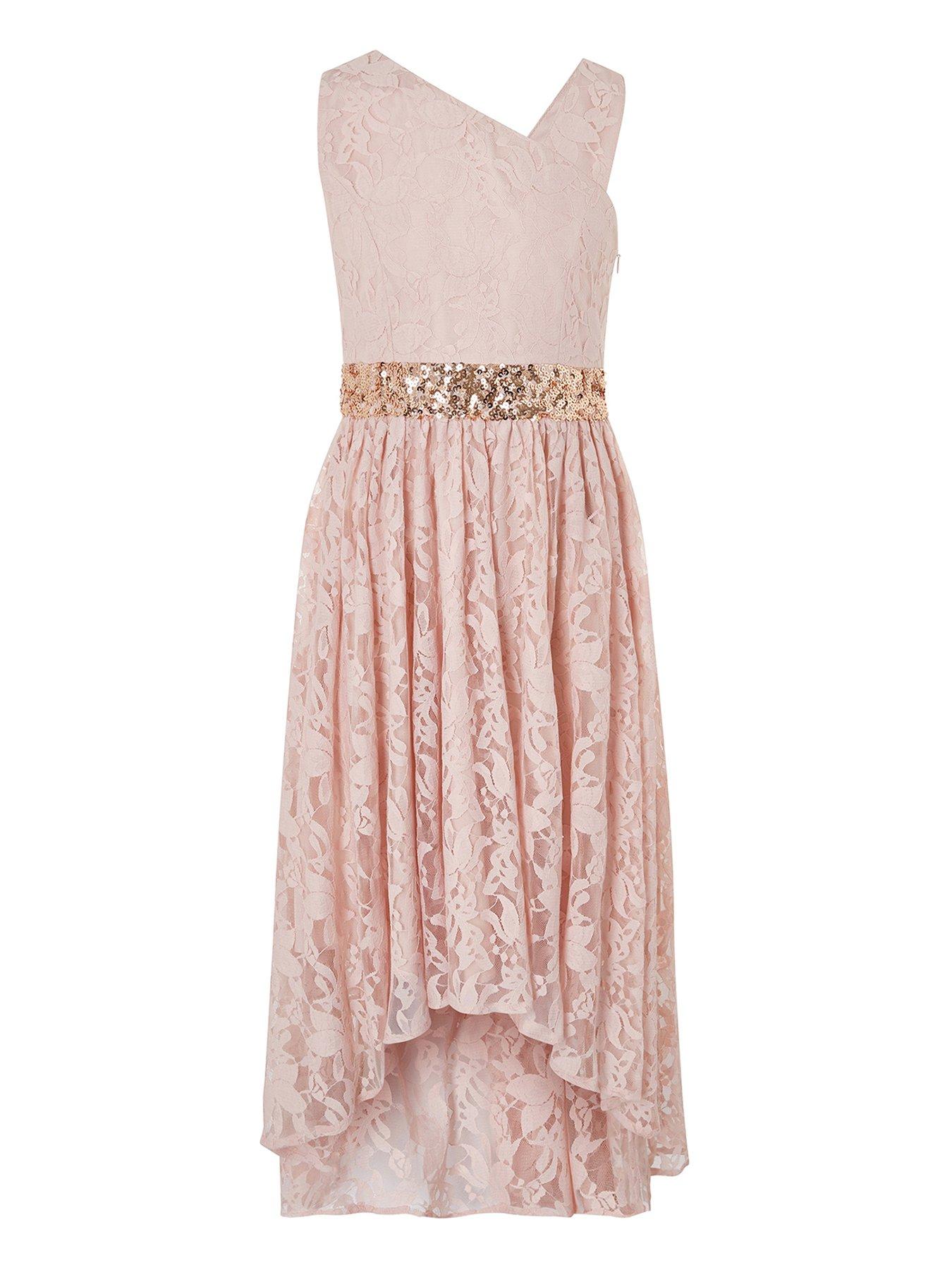 monsoon girls pink dress