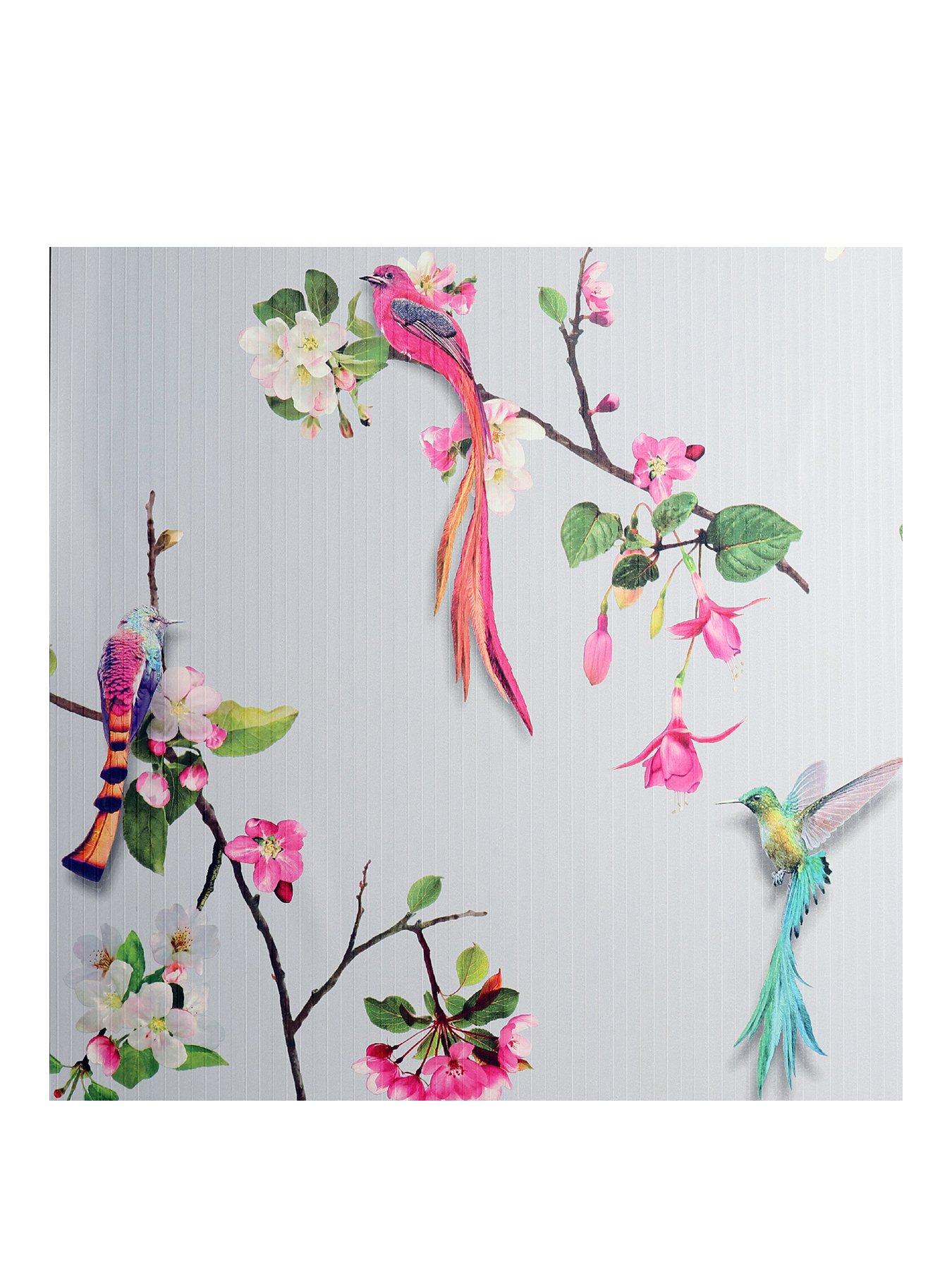 ARTHOUSE Birds Of Paradise Vinyl Wallpaper | littlewoods.com