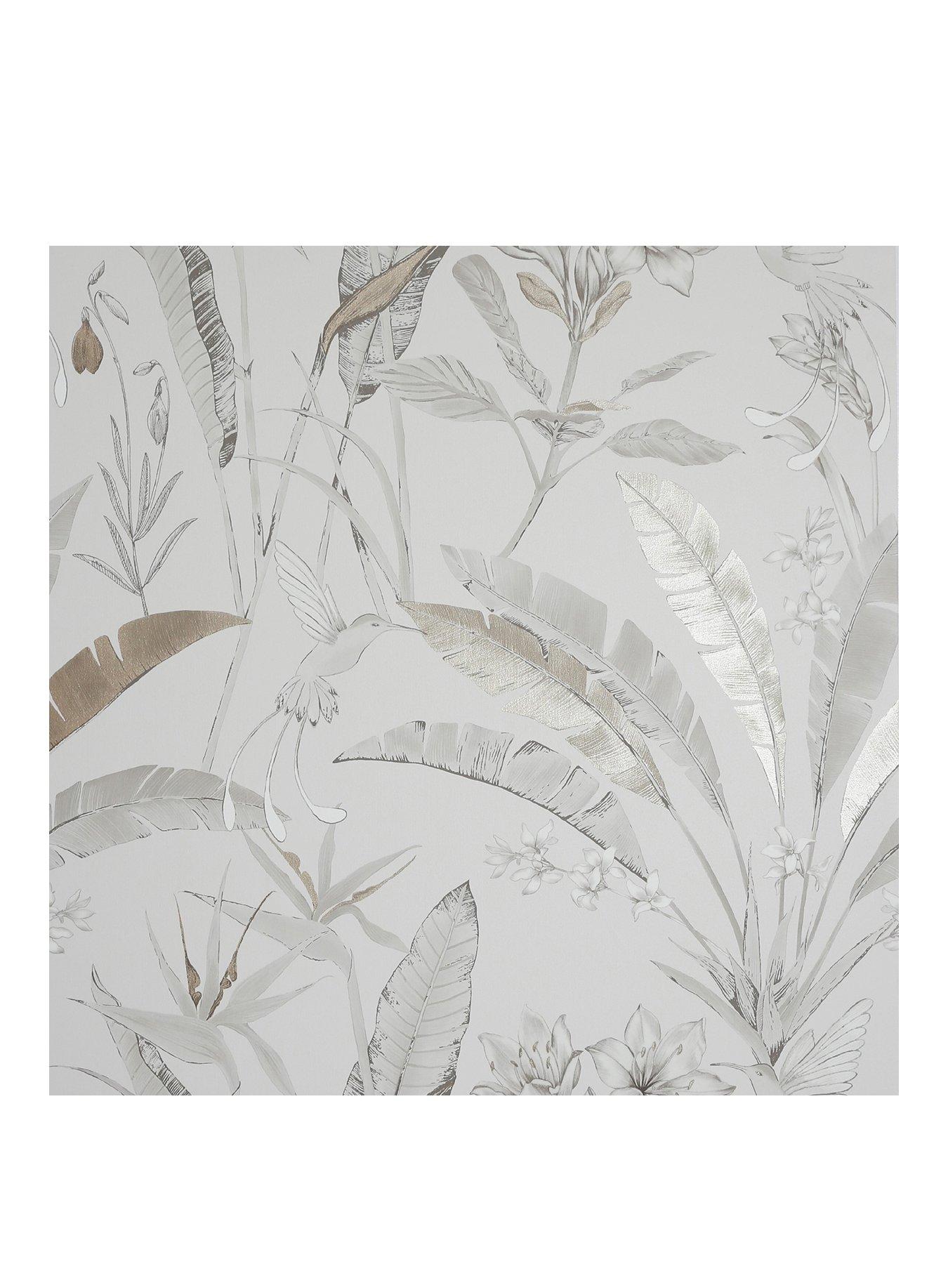 Arthouse Floral Jungle Metallic Wallpaper | Littlewoods.com