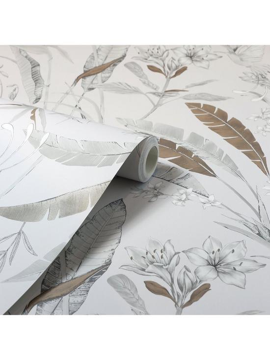 stillFront image of arthouse-floral-jungle-metallic-wallpaper