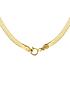  image of love-gold-9ct-gold-herringbone-necklace