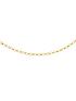  image of love-gold-9ct-gold-round-belcher-chain-necklace