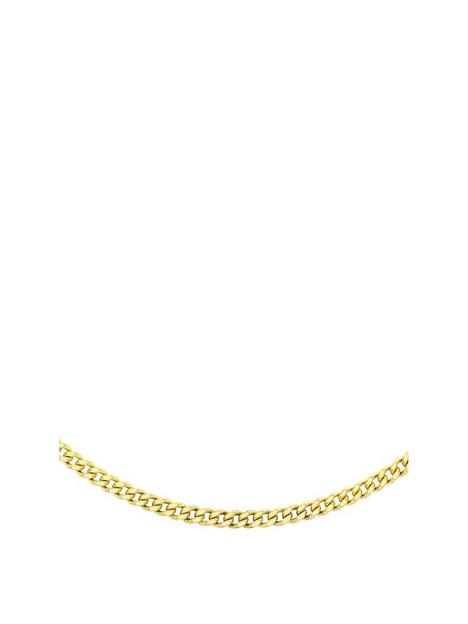 love-gold-9ct-gold-diamond-cut-curb-chain-necklace