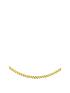  image of love-gold-9ct-gold-diamond-cut-curb-chain-necklace