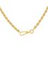  image of love-gold-9ct-gold-hollow-rope-albert-chain-necklace
