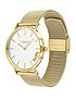  image of coach-perry-gold-stainless-steel-mesh-strap-ladies-watch