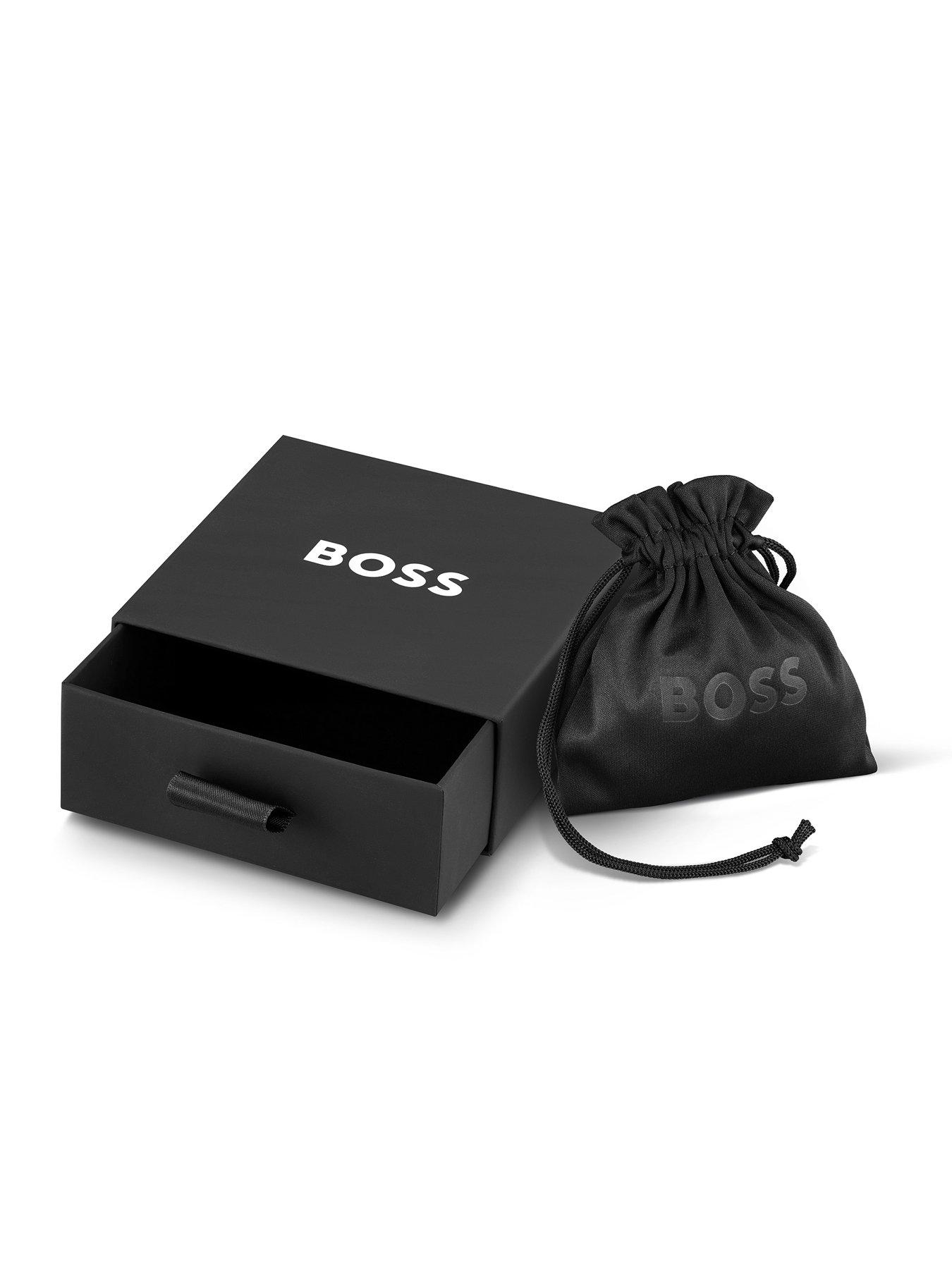  image of boss-metal-link-essentials-stainless-steel-bracelet