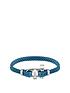  image of boss-sailing-cord-blue-stainless-steel-d-ring-bracelet