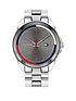  image of tommy-hilfiger-riley-stainless-steel-bracelet-grey-sunray-dial-mens-watch
