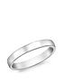  image of love-gold-9ct-white-gold-3mm-court-ring