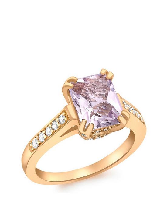 front image of love-gem-9ct-yellow-gold-amethyst-amp-diamond-ring