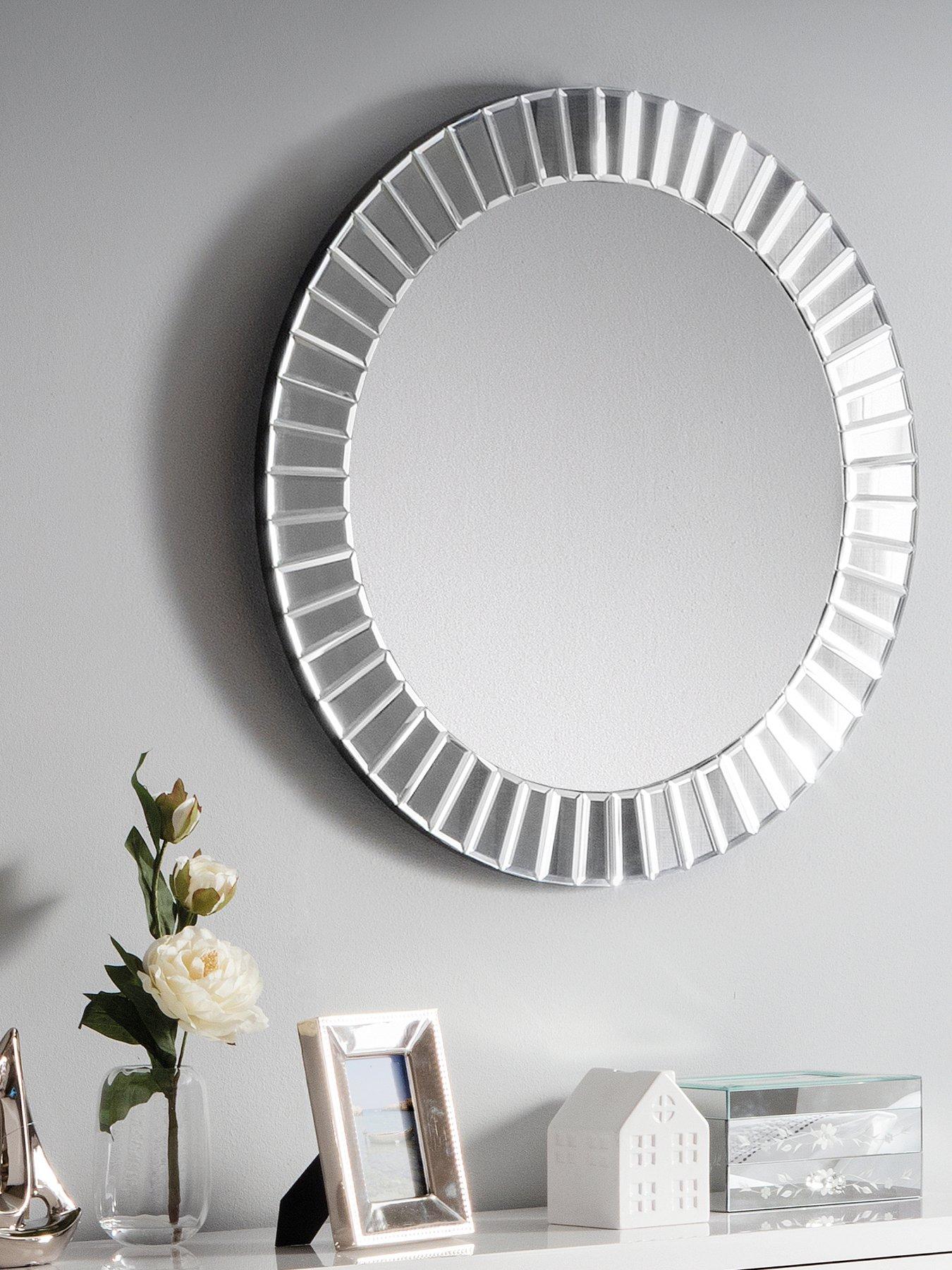 Julian Bowen Sonata Round Wall Mirror