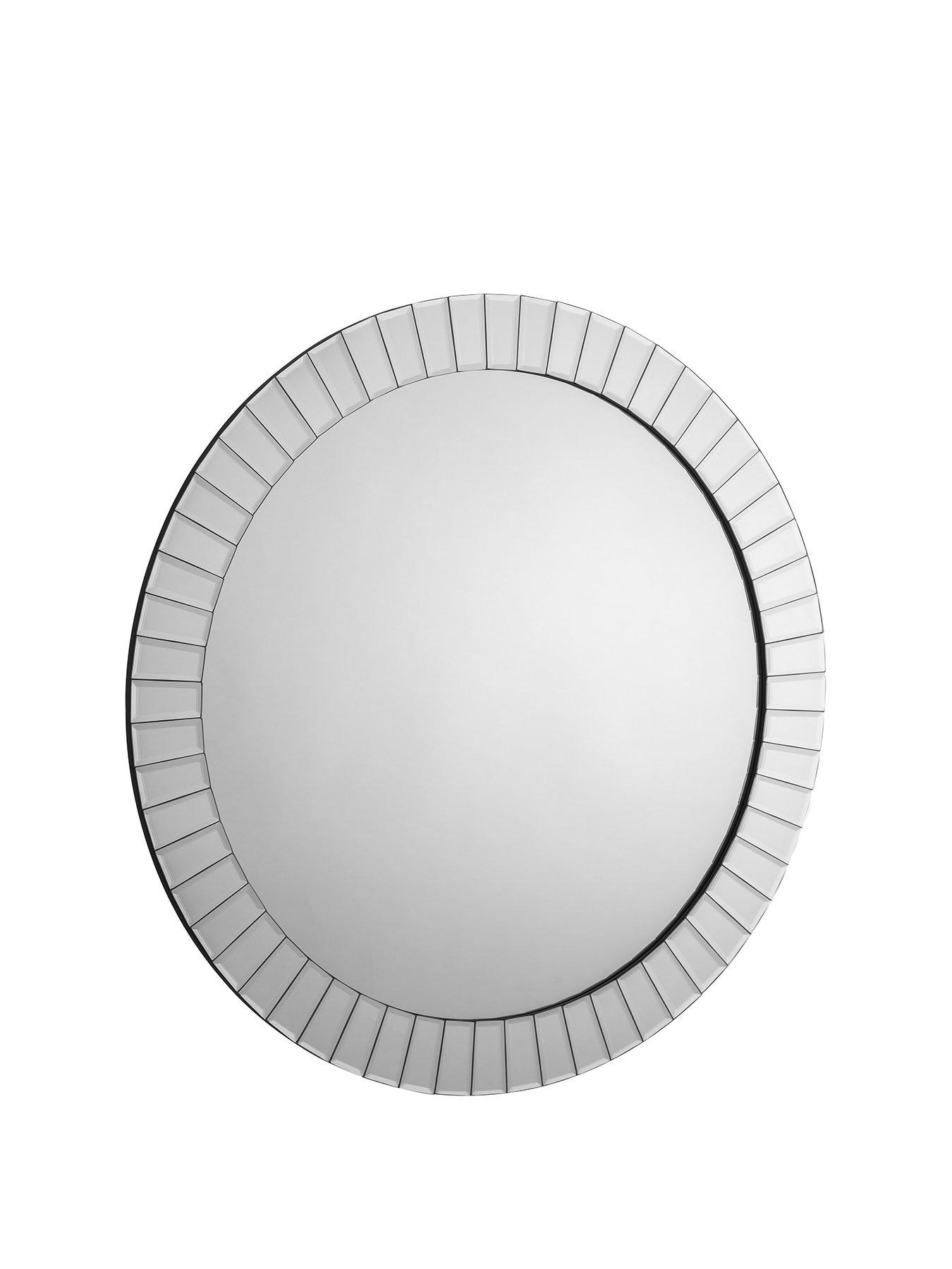  image of julian-bowen-sonata-round-wall-mirror