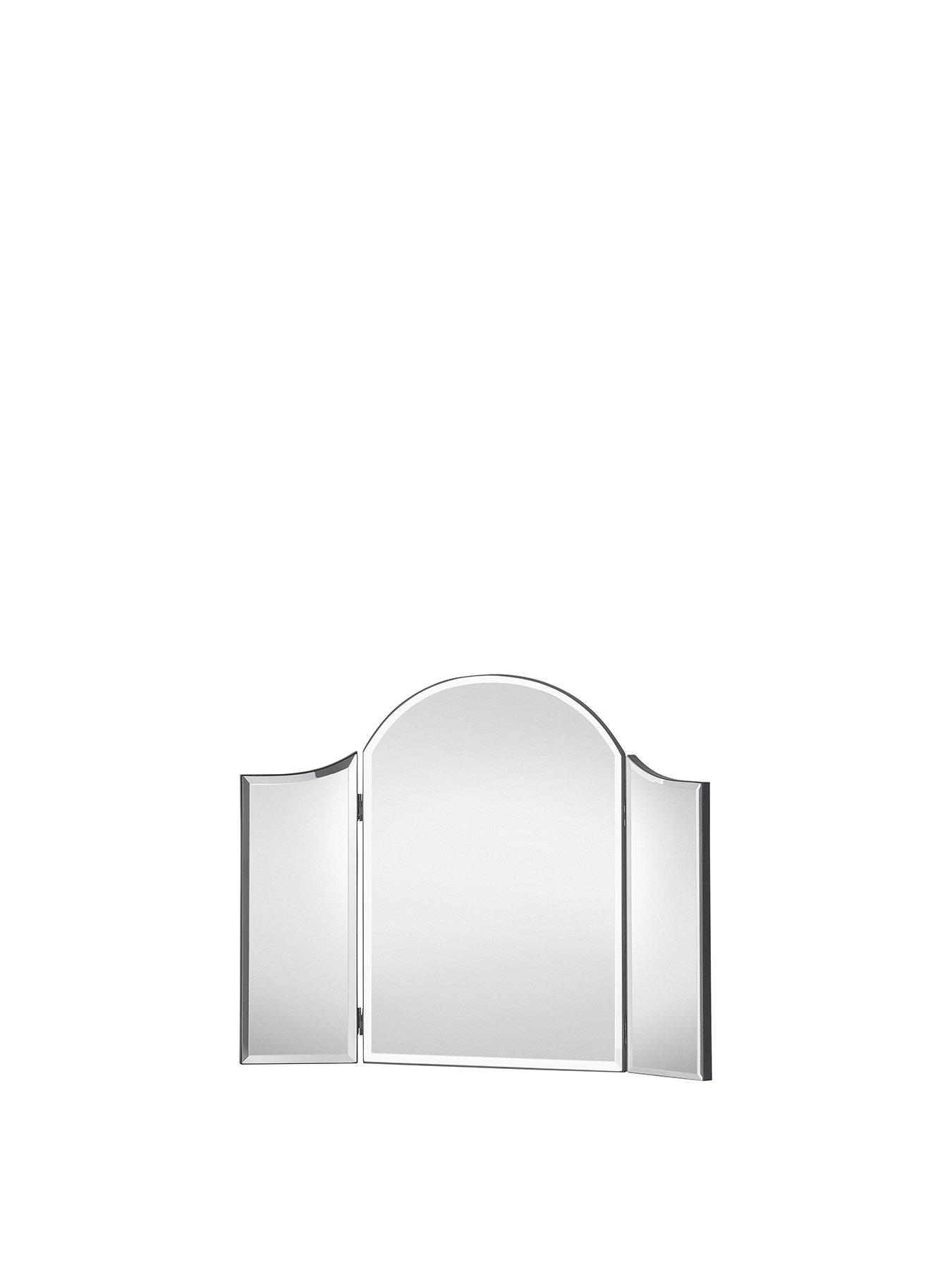  image of julian-bowen-canto-curved-dressing-table-mirrornbsp