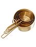  image of premier-housewares-alchemist-measuring-cups-ndash-gold