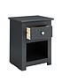  image of julian-bowen-radley-1-drawernbspbedside-chest-athracite