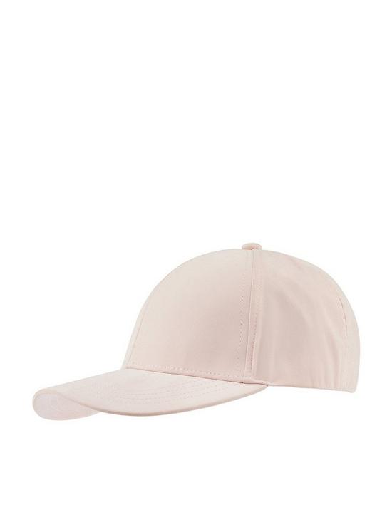 front image of accessorize-soft-touch-baseball-cap-cream