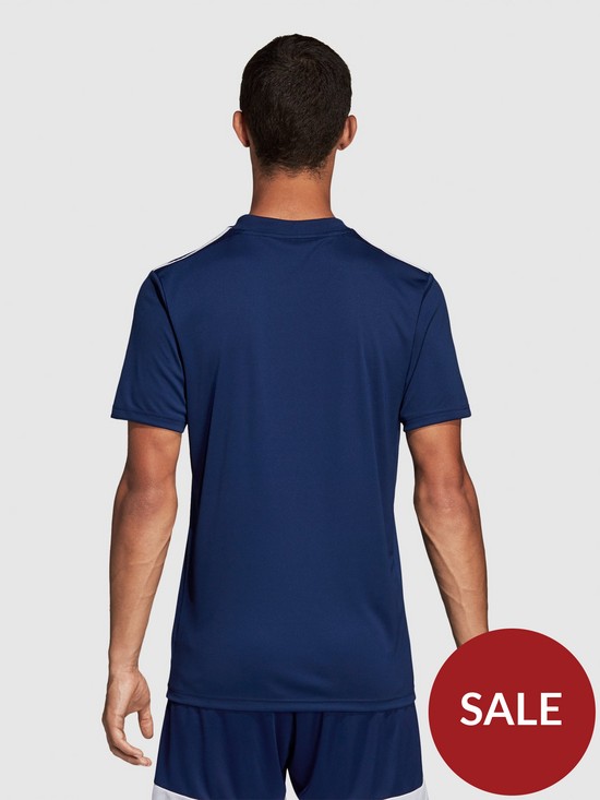 stillFront image of adidas-striped-t-shirt-blue