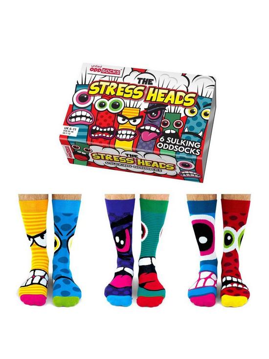front image of united-oddsocks-the-stress-heads