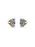  image of moissanite-9ct-gold-050ct-solitaire-earrings