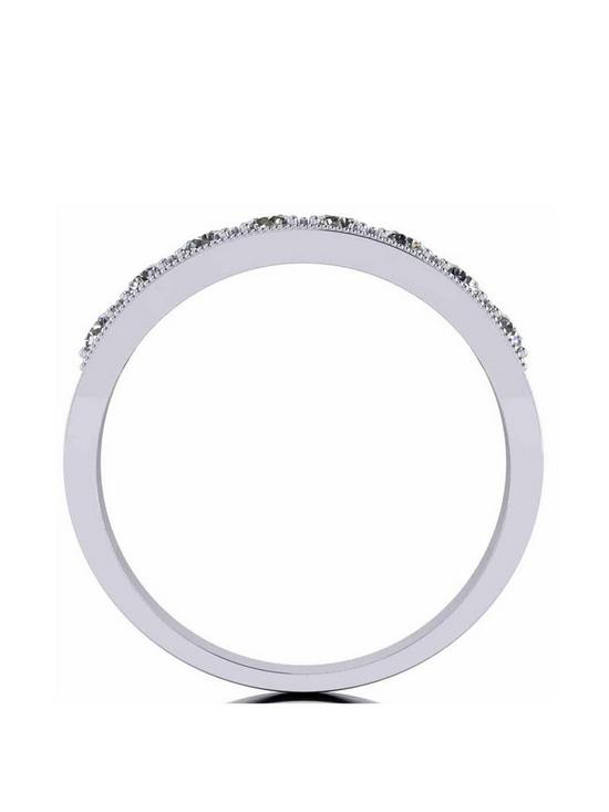 stillFront image of moissanite-platinum-05ct-total-eternity-ring