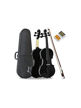 Forenza    Uno Series 3/4 Size Black Violin Outfit