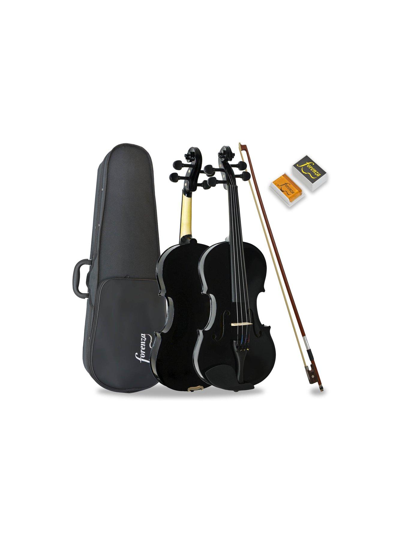 undefined Uno Series 3/4 Size Black Violin Outfit