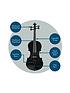  image of forenza-uno-series-34-size-black-violin-outfit