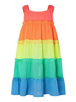 Accessorize   Girls Colourblock Dress - Multi