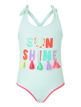 Accessorize   Girls Sunshine Swimsuit - Multi